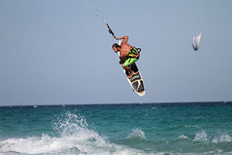 Kitesurfing Rider